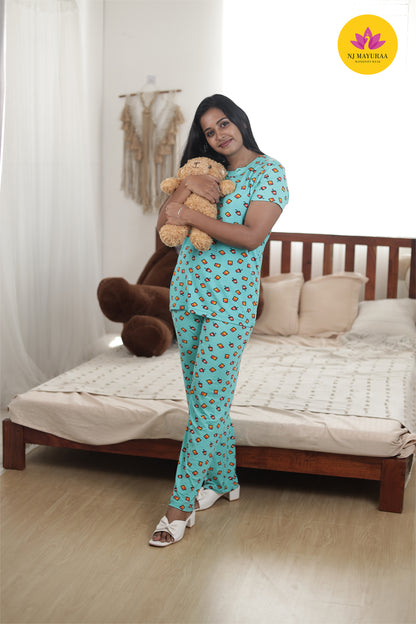 NARAYANI 41 - LADIES LOUNGE NIGHT WEAR SET WITH ROPE AND PACKET
