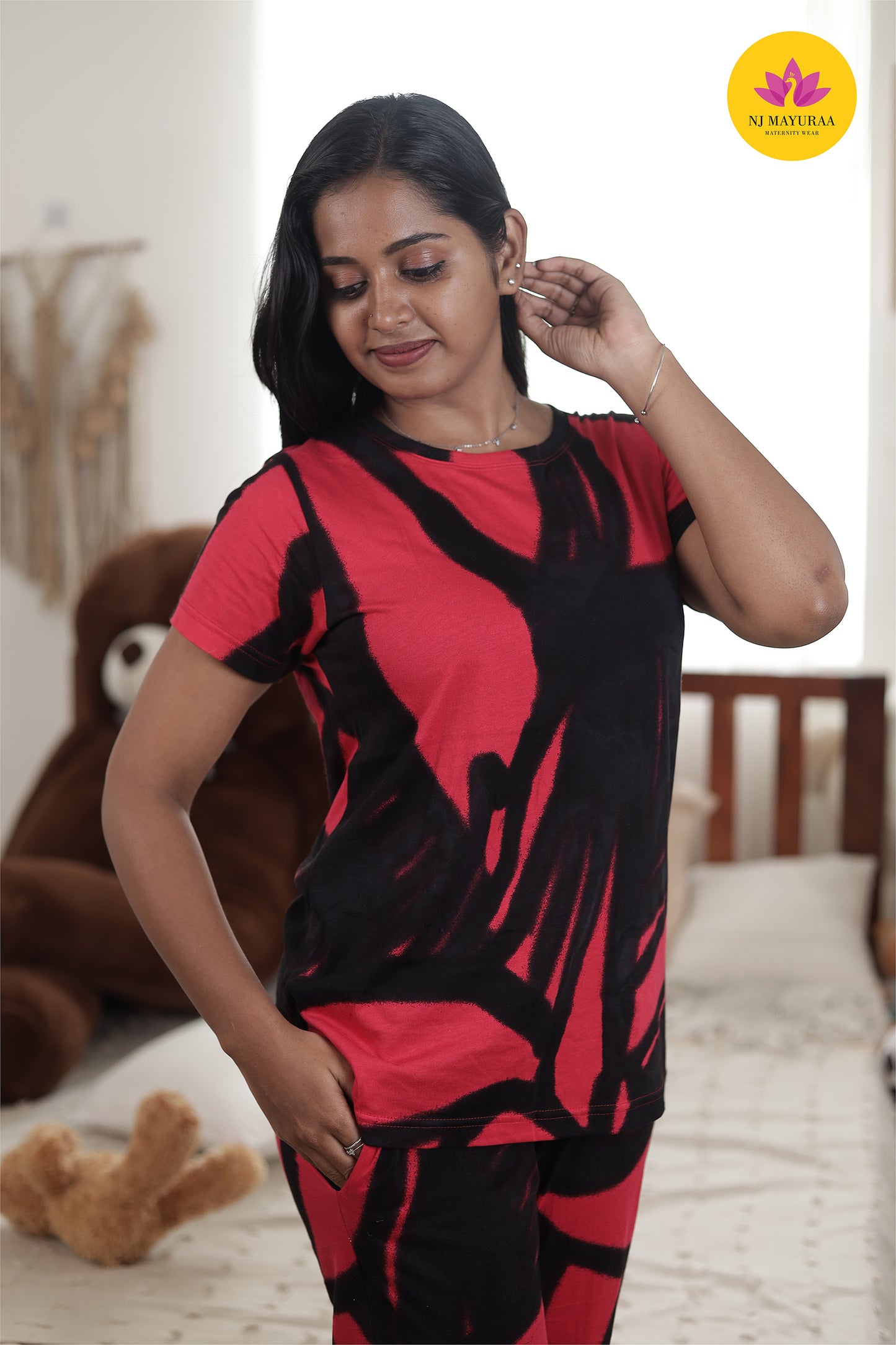 NARAYANI 42 - LADIES LOUNGE NIGHT WEAR SET WITH ROPE AND PACKET