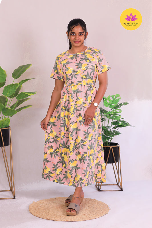 JAYAM 1 - ZIPLESS FEEDING MATERNITY WEAR SHORT LENGTH 47 INCH