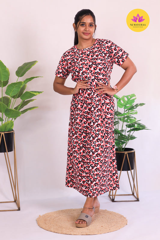 JAYAM 4 - ZIPLESS FEEDING MATERNITY WEAR SHORT LENGTH 50 INCH