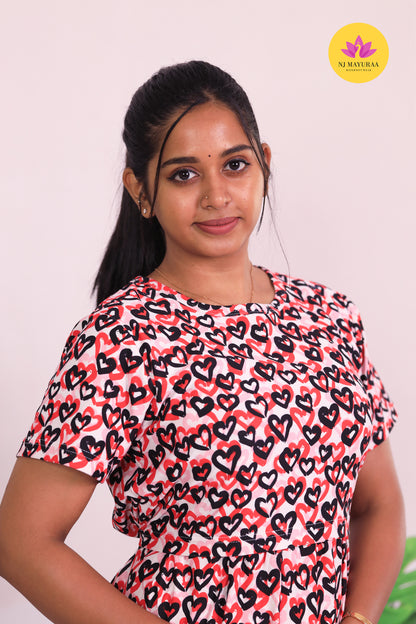 JAYAM 4 - ZIPLESS FEEDING MATERNITY WEAR SHORT LENGTH 50 INCH
