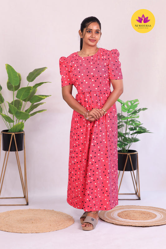 JAYAM 14 - ZIPLESS FEEDING MATERNITY WEAR FULL LENGTH 53