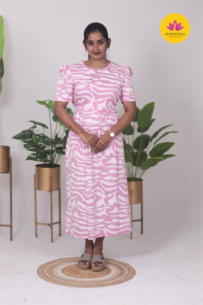 RATNESH 1-zipless feeding maternity wear  midi length