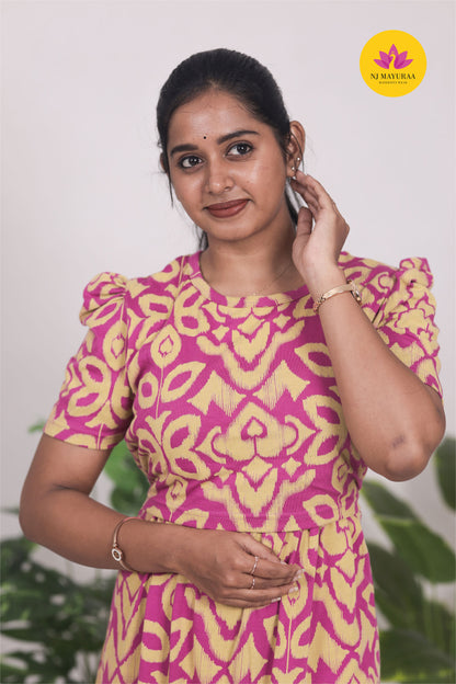 RATNESH 18  - ZIPLESS FEEDING MATERNITY WEAR  PUFF SLEEVE