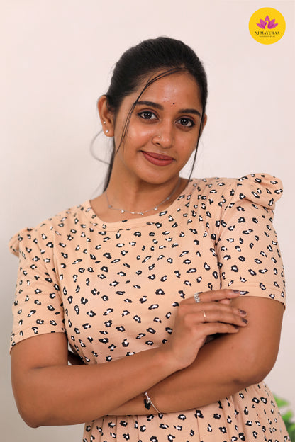 SURABHI 6 - ZIPLESS MATERNITY WEAR  PUFF SLEEVE/ FULL LENGTH