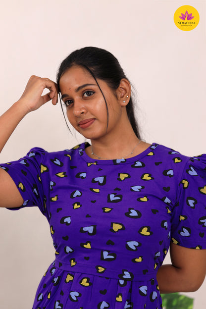 SURABHI 8 - ZIPLESS MATERNITY WEAR  PUFF SLEEVE/ FULL LENGTHS
