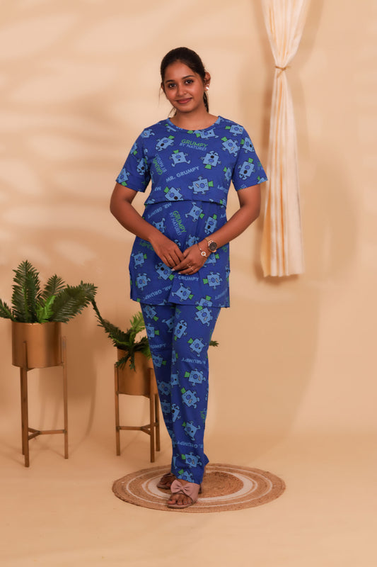 NIGHT GAME- ZIPLESS FEEDING PANT SET