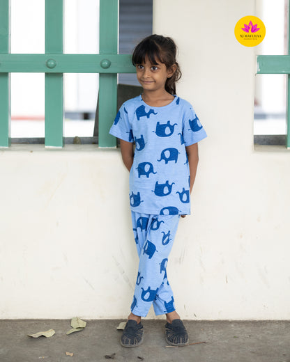 SURABHU 22 - KIDS NIGHTWEAR SET 2/3, 4/5 , 6/7 , 8/9, 10/11, 12/13 YEAR