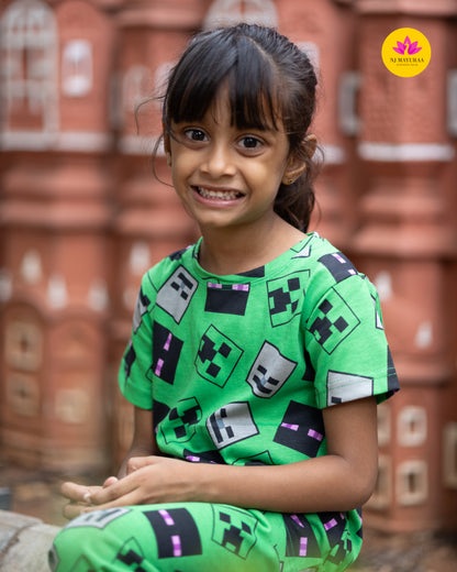 SURABHU 23 - KIDS NIGHTWEAR SET 2/3, 4/5 , 6/7 , 8/9, 10/11, 12/13 YEAR