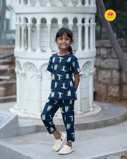 SURABHU 26 - KIDS NIGHTWEAR SET 2/3, 4/5 , 6/7 , 8/9, 10/11, 12/13 YEAR
