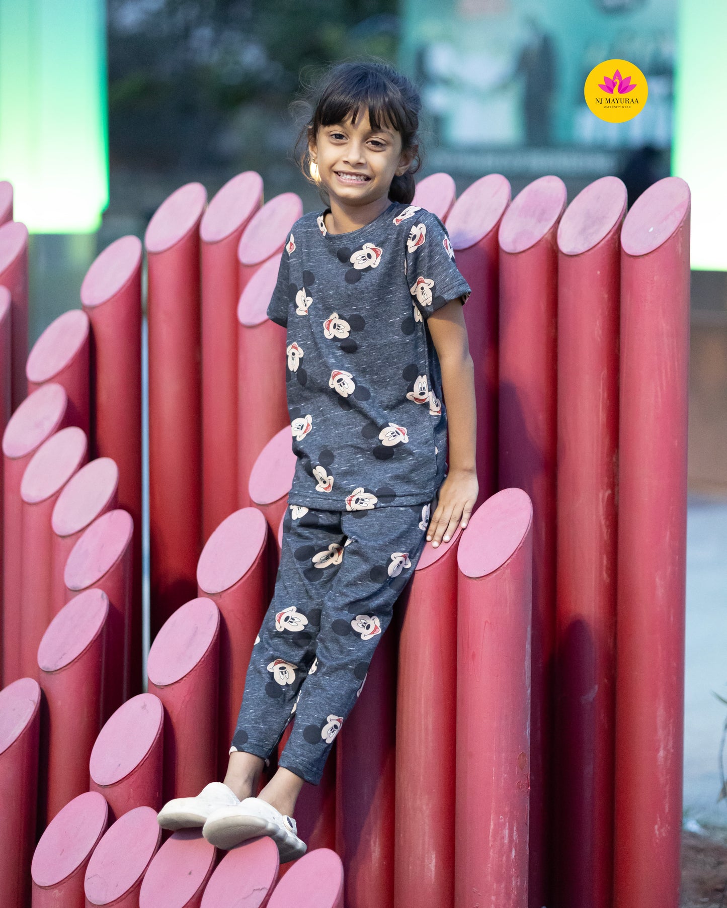 SURABHU 28 - KIDS NIGHTWEAR SET 2/3, 4/5 , 6/7 , 8/9, 10/11, 12/13 YEAR