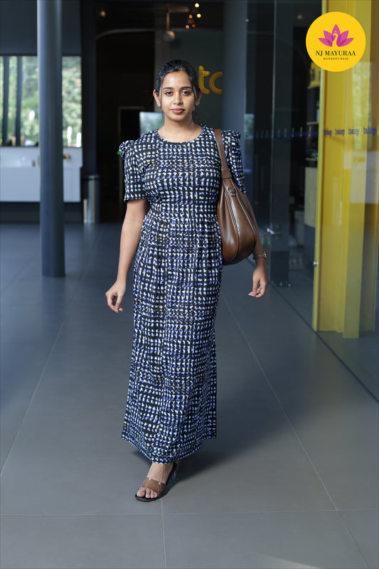 CUTE4 -ZIPLESS MATERNITY WEAR PUFF SLEEVE