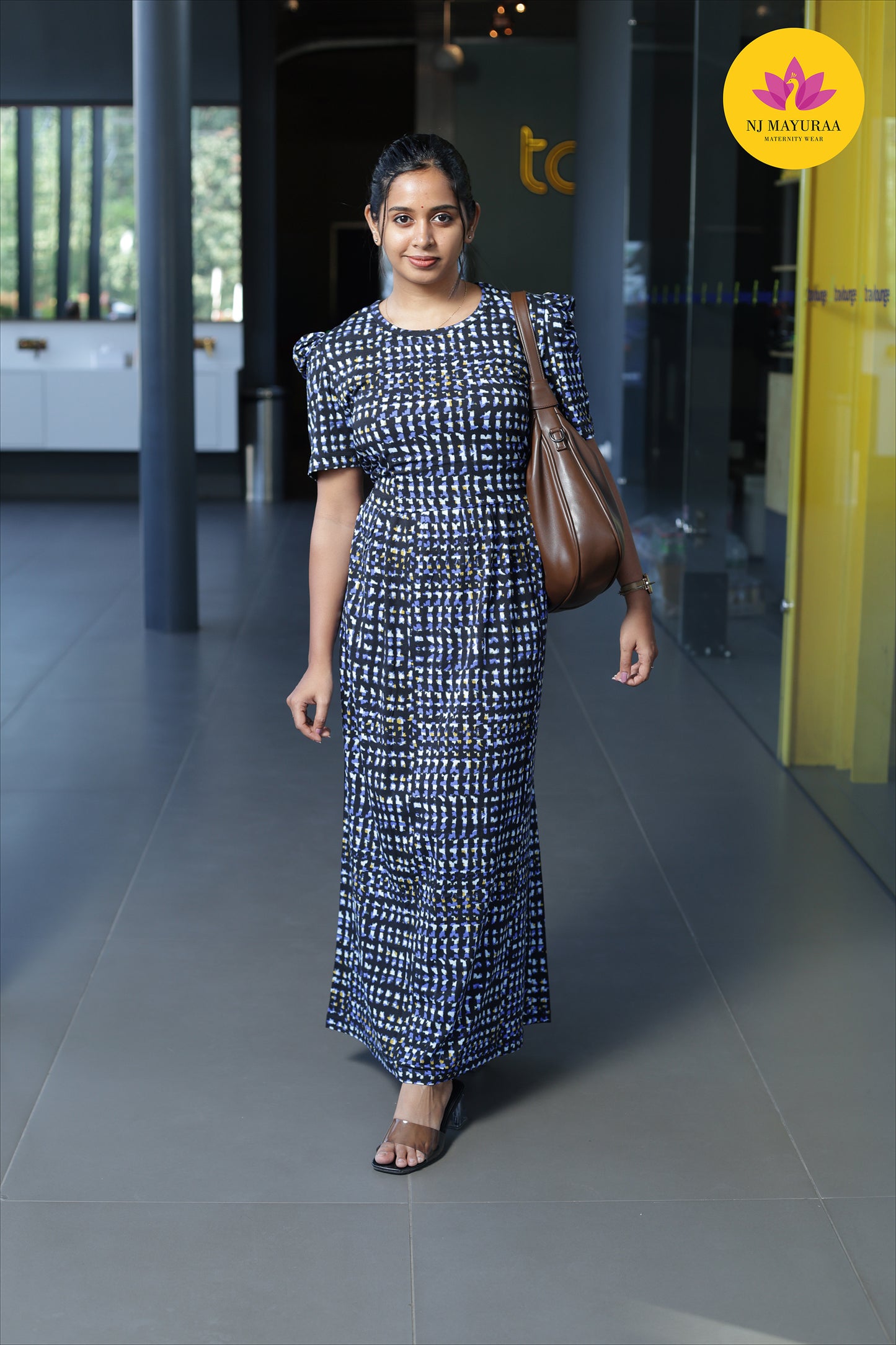 CUTE4 -ZIPLESS MATERNITY WEAR PUFF SLEEVE