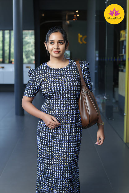 CUTE4 -ZIPLESS MATERNITY WEAR PUFF SLEEVE