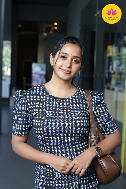 CUTE4 -ZIPLESS MATERNITY WEAR PUFF SLEEVE