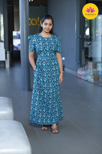 CUTE8 -ZIPLESS MATERNITY WEAR PUFF SLEEVE