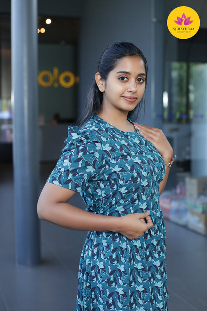 CUTE8 -ZIPLESS MATERNITY WEAR PUFF SLEEVE