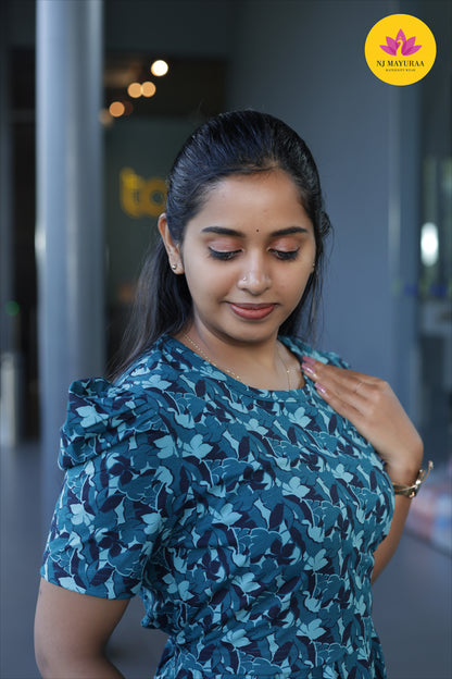 CUTE8 -ZIPLESS MATERNITY WEAR PUFF SLEEVE