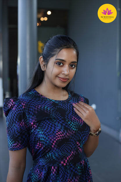 CUTE10 -ZIPLESS MATERNITY WEAR PUFF SLEEVE