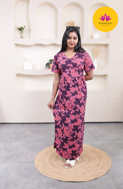 Sree_04-V-NECK NON FEEDING MATERNITY WEAR