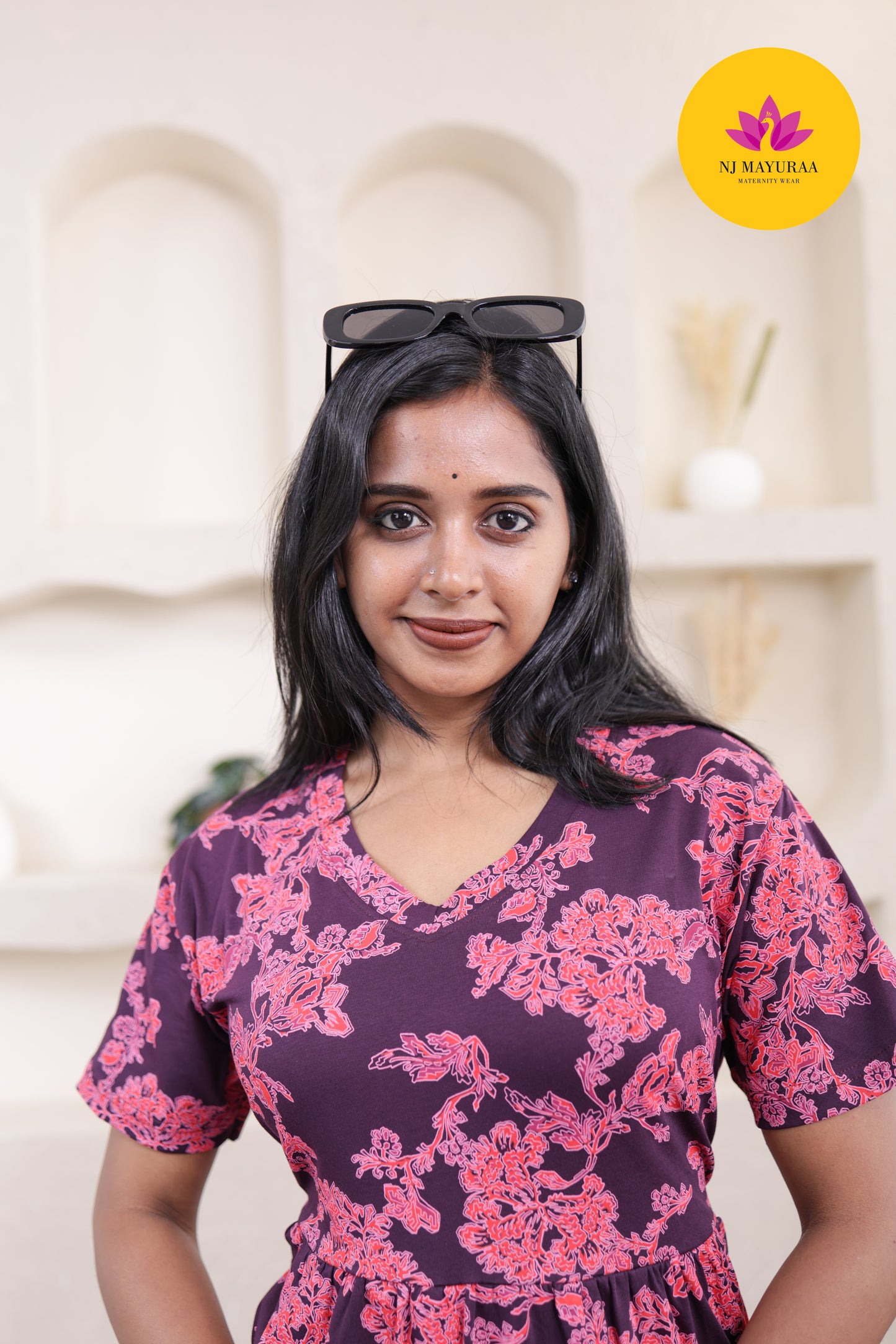 Sree_04-V-NECK NON FEEDING MATERNITY WEAR