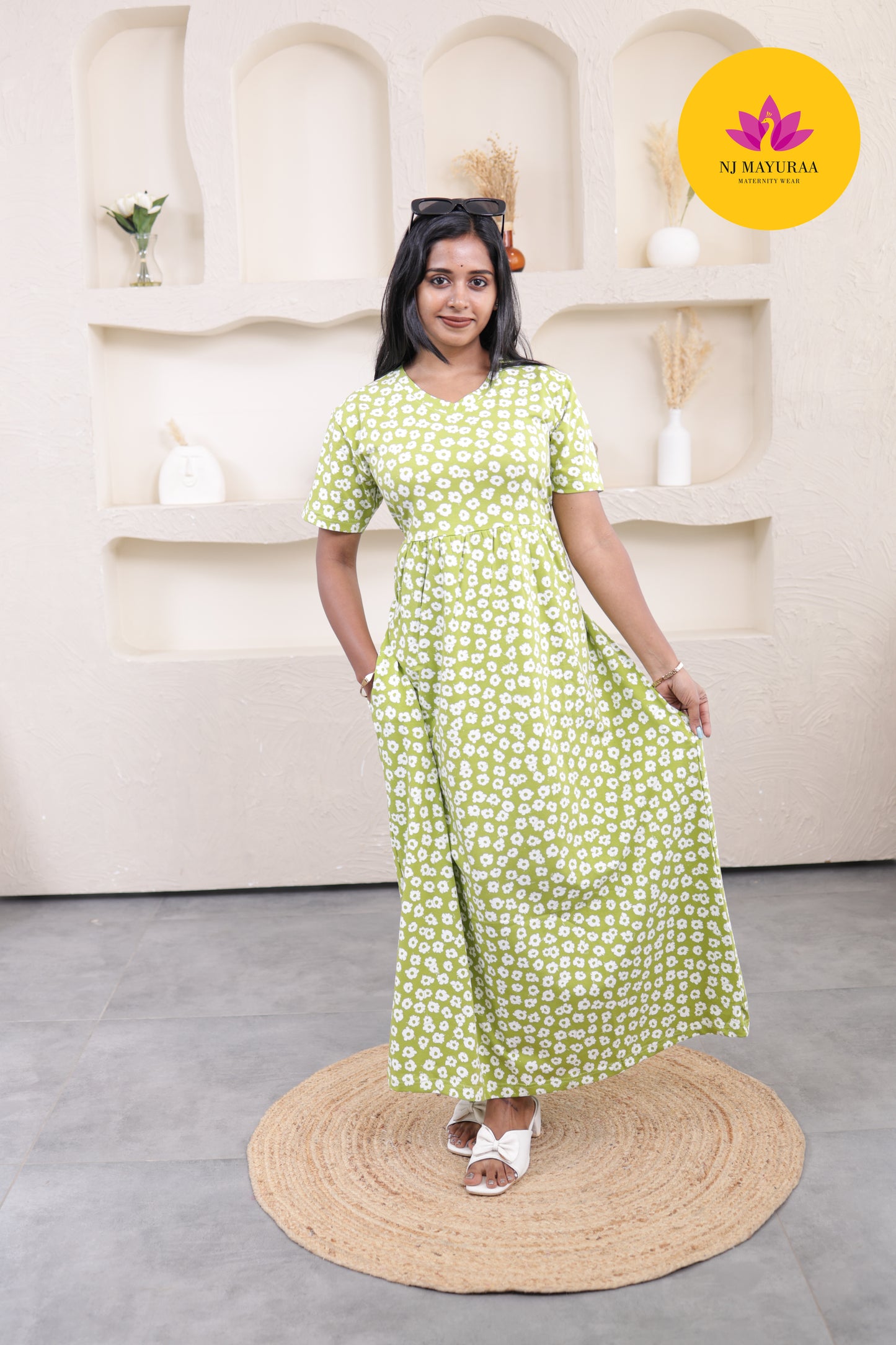 Sree_05-V-NECK NON FEEDING MATERNITY WEAR