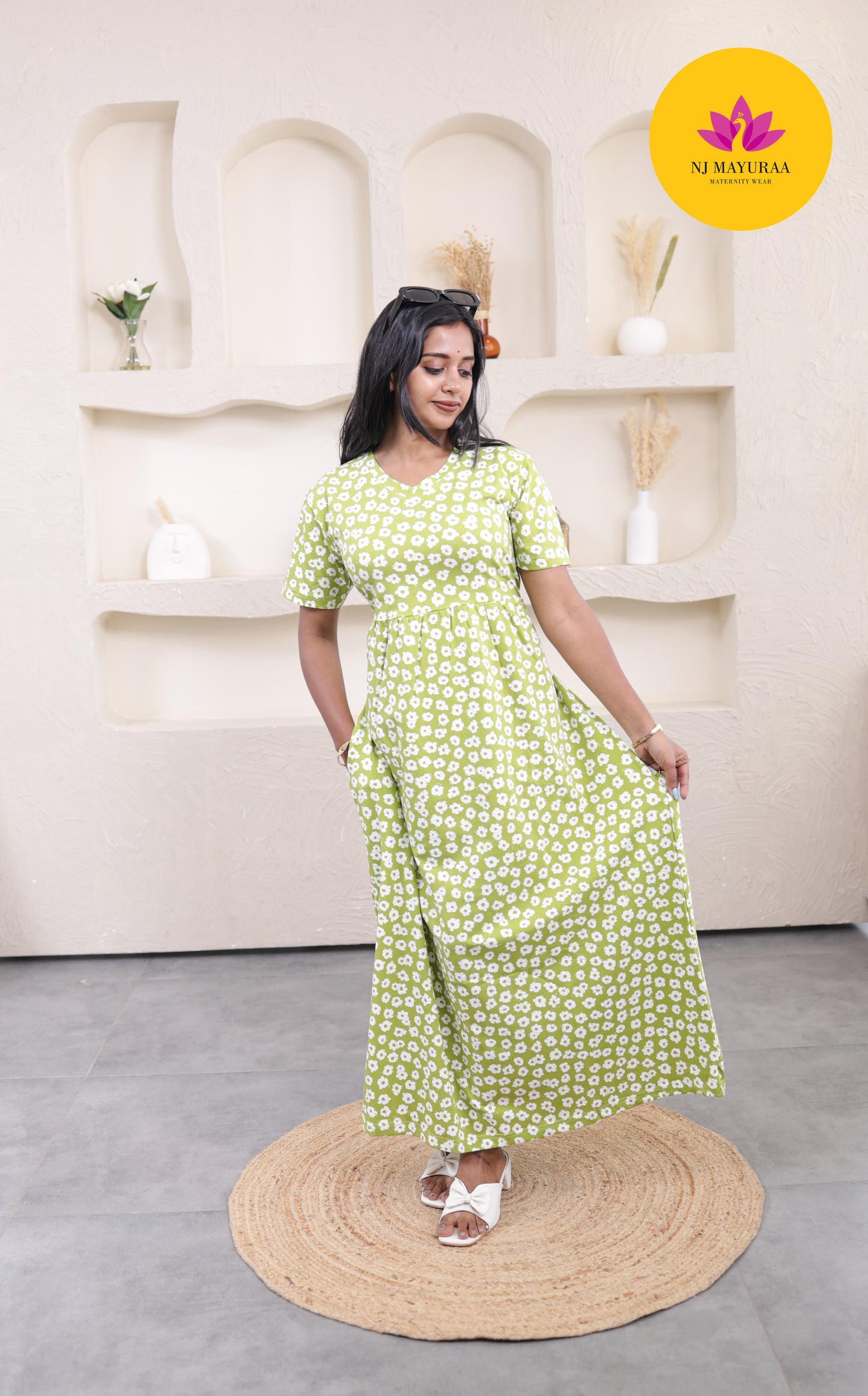 Sree_05-V-NECK NON FEEDING MATERNITY WEAR