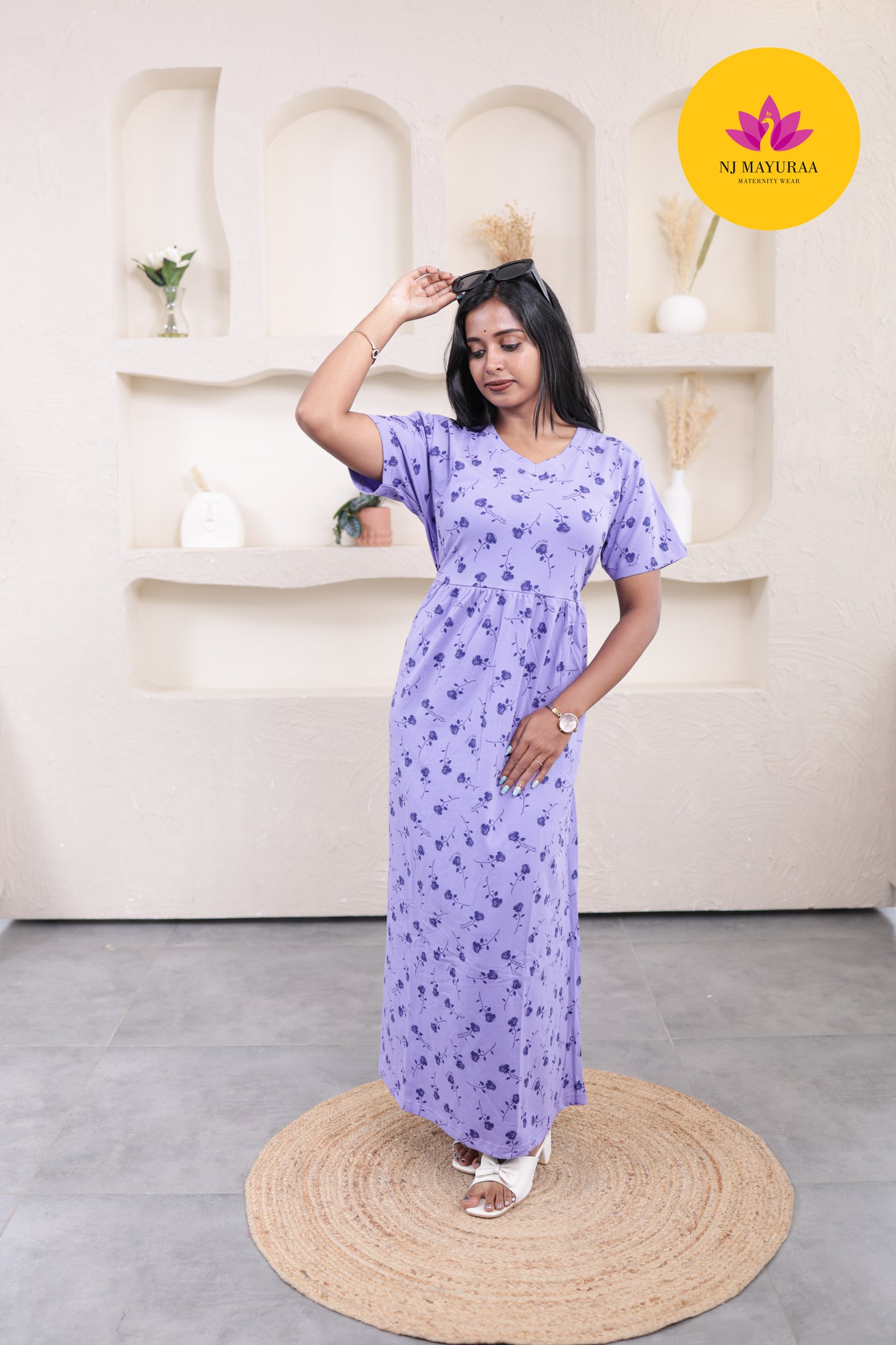 Sree_07-V-NECK NON FEEDING MATERNITY WEAR