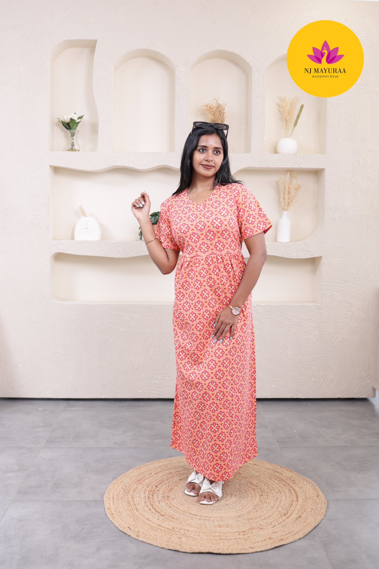 Sree_06-V-NECK NON FEEDING MATERNITY WEAR