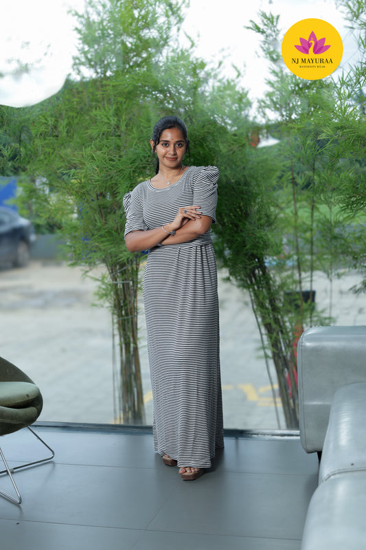 Sindhu_08 - FEEDING MATERNITY WEAR.             ( Rib Fabric)