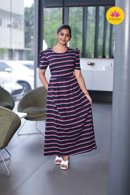 LOTUS 20 -ZIPLESS MATERNITY WEAR PUFF SLEEVE