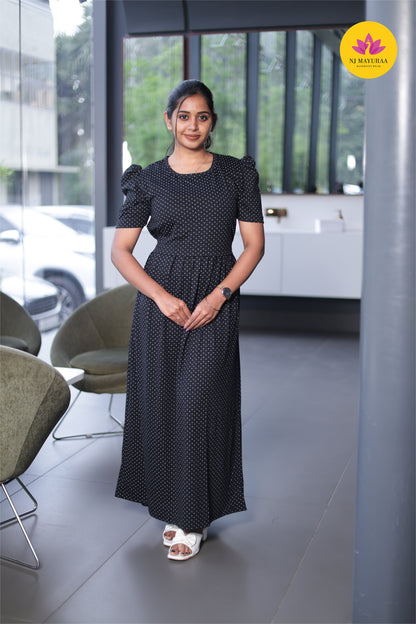 LOTUS 21 -ZIPLESS MATERNITY WEAR PUFF SLEEVE