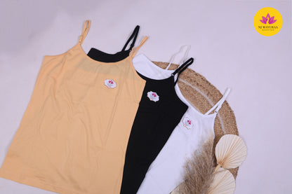SURABHI 12 - Inner Slip For Kurtis & Kurtas | Adjustable Straps ( Pack Of 3 colour)