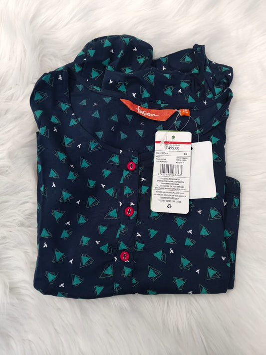 Navy-Avaasa kurtis Top