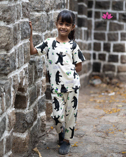 SURABHU 16 - KIDS NIGHTWEAR SET 2/3, 4/5 , 6/7 , 8/9, 10/11, 12/13 YEAR