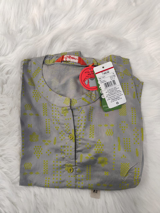 Grey-Avaasa kurtis Top