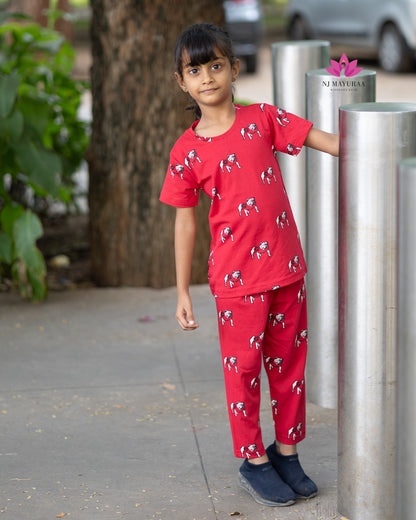 SURABHU 18 - KIDS NIGHTWEAR SET 2/3, 4/5 , 6/7 , 8/9, 10/11, 12/13 YEAR