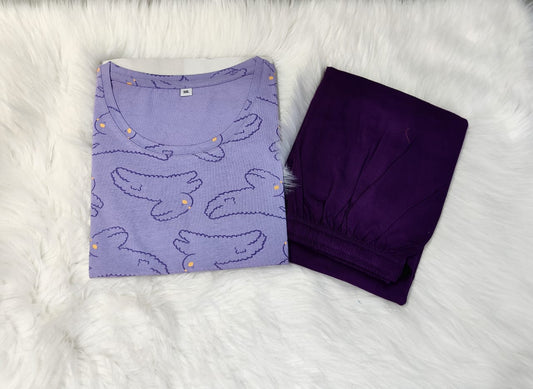 Dream Drift 4 -  LADIES LOUNGE NIGHT WEAR SET WITH ROPE AND PACKET
