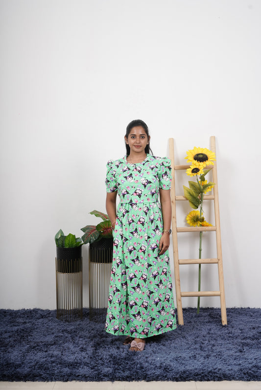 ARUSHA - ZIPLESS MATERNITY WEAR  PUFF SLEEVE