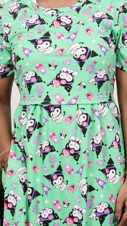 ARUSHA - ZIPLESS MATERNITY WEAR  PUFF SLEEVE