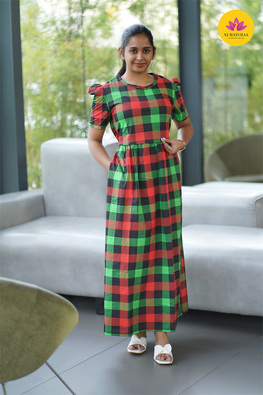 Jaya2-ZIPLESS MATERNITY WEAR PUFF SLEEVE