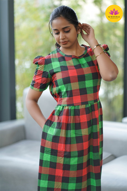 Jaya2-ZIPLESS MATERNITY WEAR PUFF SLEEVE