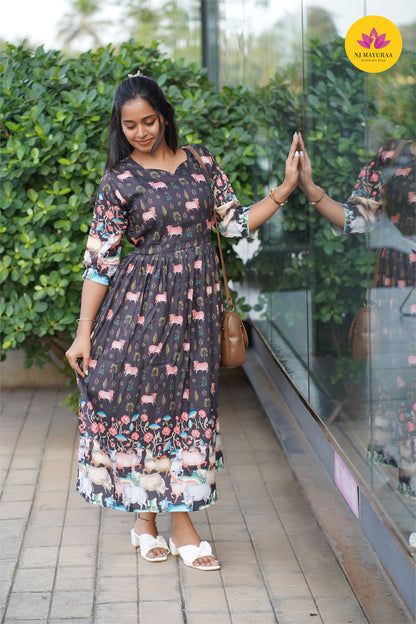 Jaya17-kurti gown ( Non feeding)