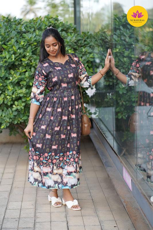 Jaya17-kurti gown ( Non feeding)