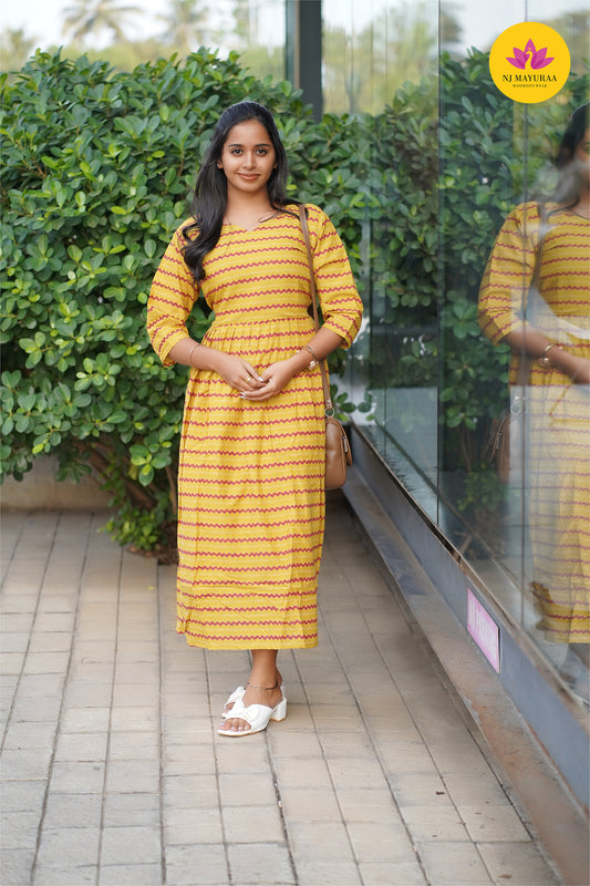 Jaya18-kurti gown ( Non feeding)