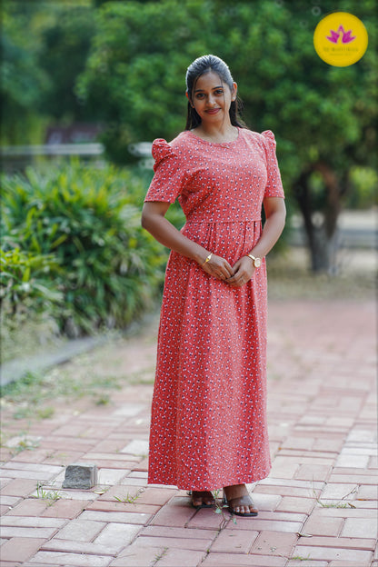 CUTE30-ZIPLESS MATERNITY WEAR PUFF SLEEVE