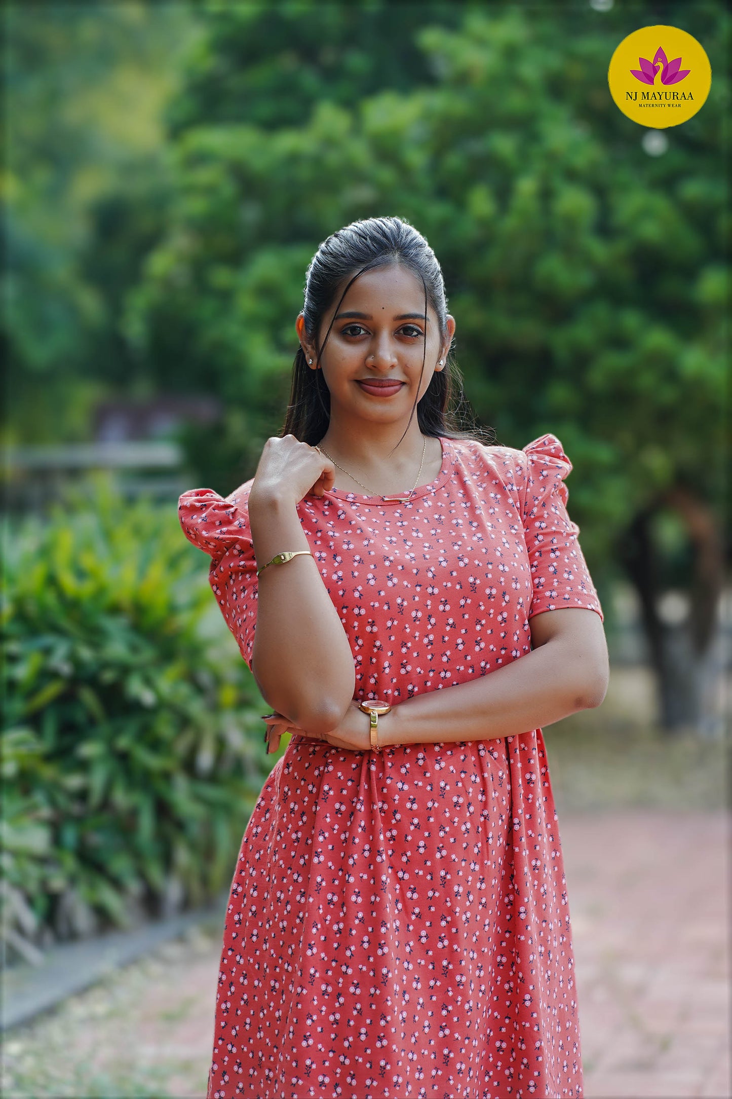 CUTE30-ZIPLESS MATERNITY WEAR PUFF SLEEVE