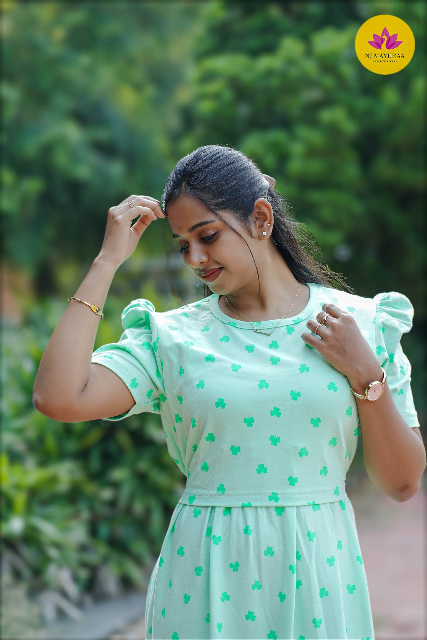 CUTE43-MATERNITY WEAR  ( Midi length )