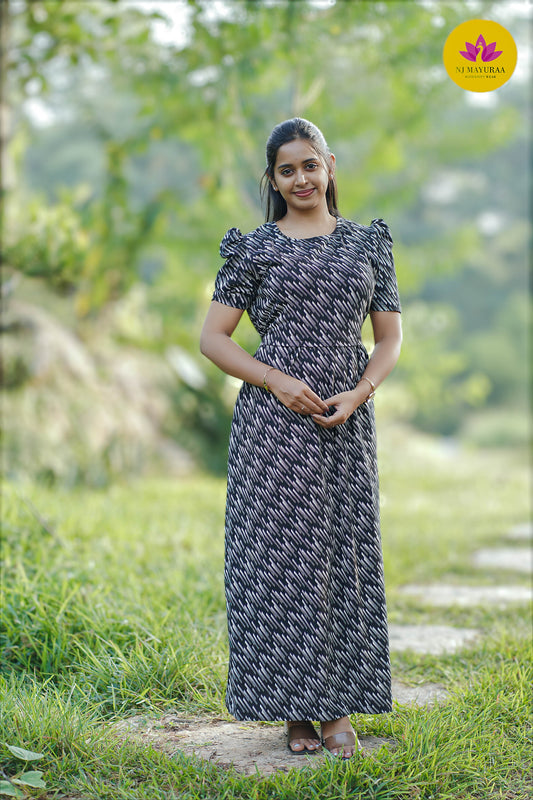 CUTE36-ZIPLESS MATERNITY WEAR PUFF SLEEVE