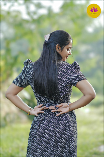 CUTE36-ZIPLESS MATERNITY WEAR PUFF SLEEVE